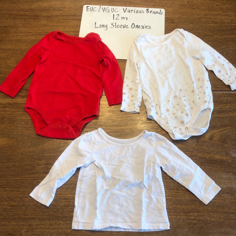 EUC / VGUC 12 m Various Brands Long Sleeve Shirts